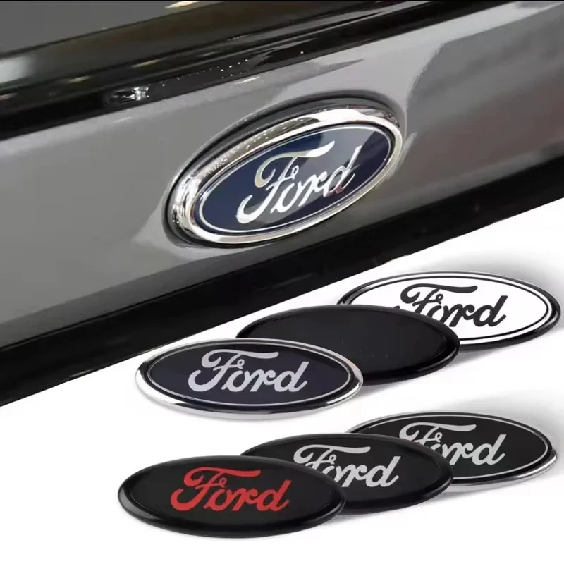 Car Front Hood Emblem With Pins Trunk Badge For Ford ST Line Focus Mustang Fiesta Puma Ranger Kuga MK7 MAX F150 Mondeo Escape view 5