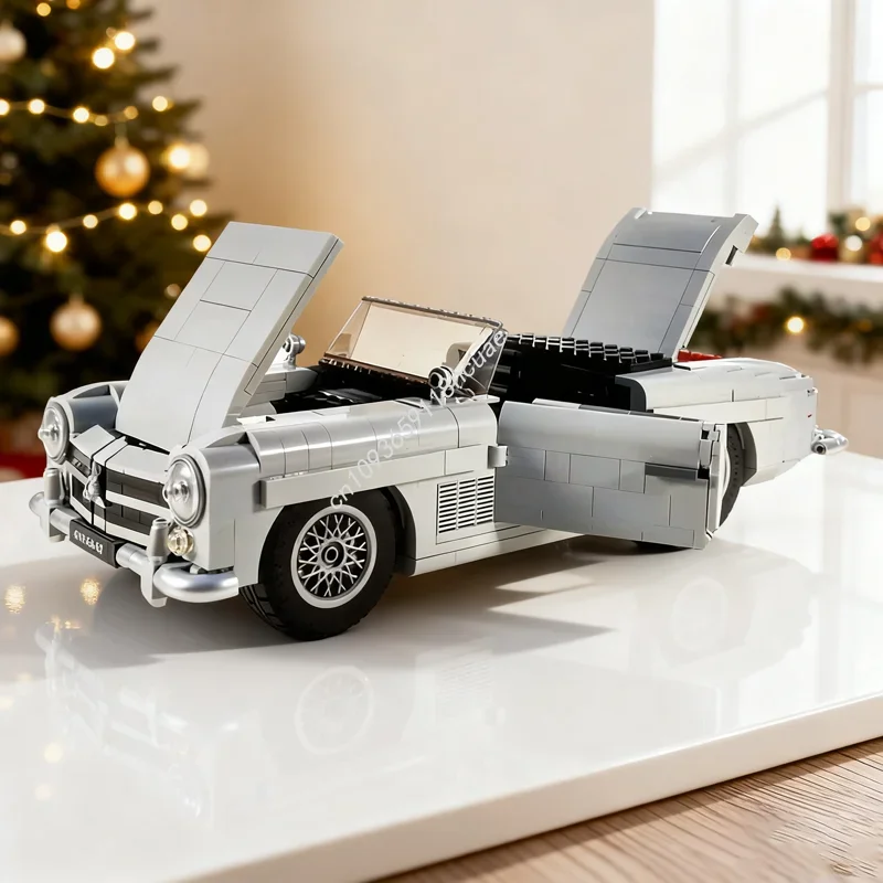 

Набор строительных блоков MOC Mercedes-Benz Roadster B (964 детали) — Архитектурная модель для сборки, игрушка-конструктор, подарок на Рождество и День рождения для детей