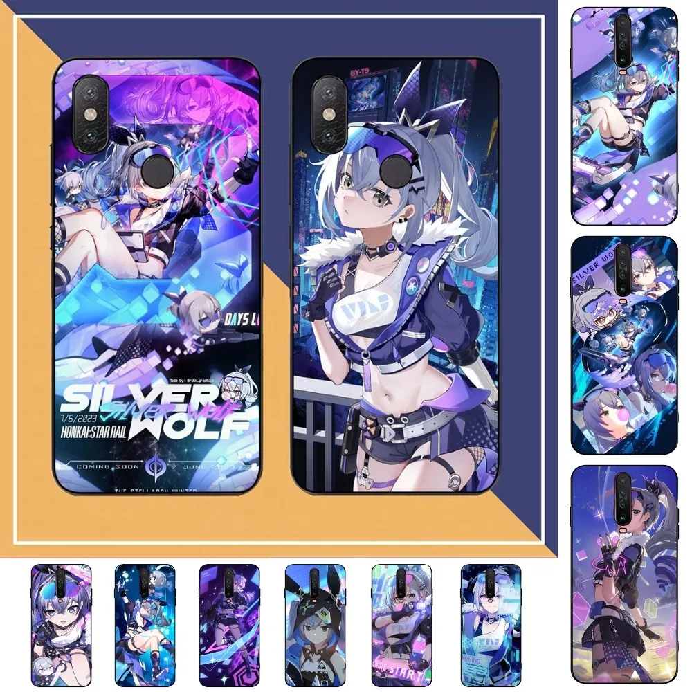 Honkai Star Rail Game Silver Wolf Phone Case For Redmi Note 4 X 5 A 6 7 8 Pro T 9 Pro 9S 10 Pro 11 Pro 11S 11Epro PocoM3pro