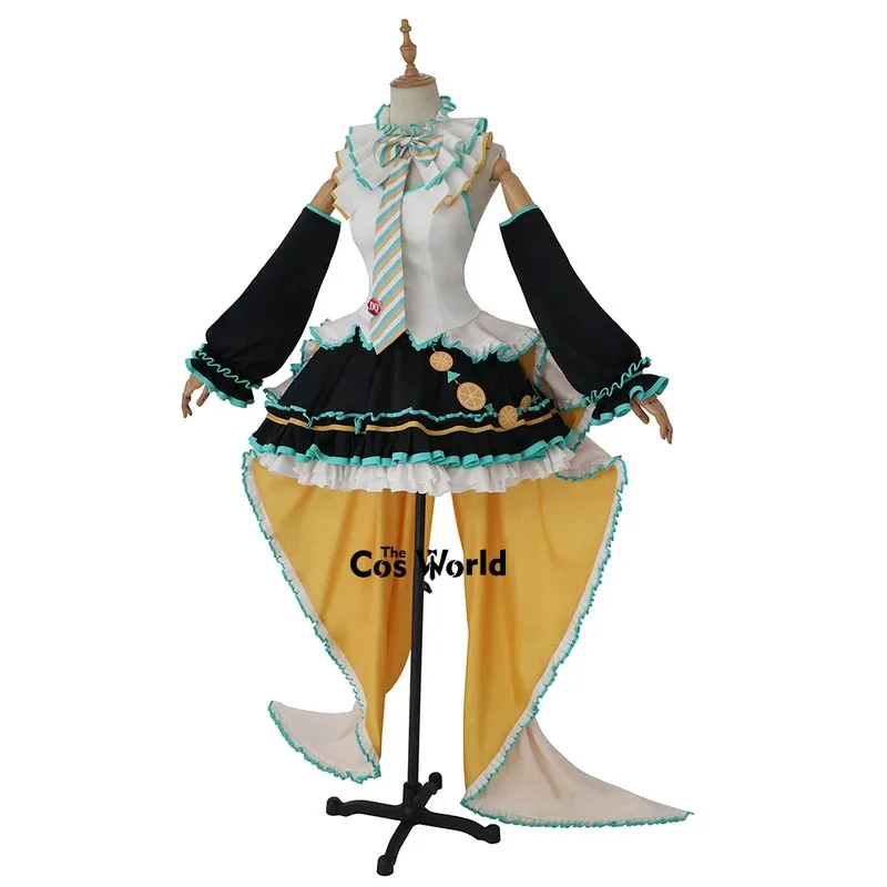 فستان الآيس كريم Miku X DQ ملابس موحدة أزياء تنكرية أنيمي