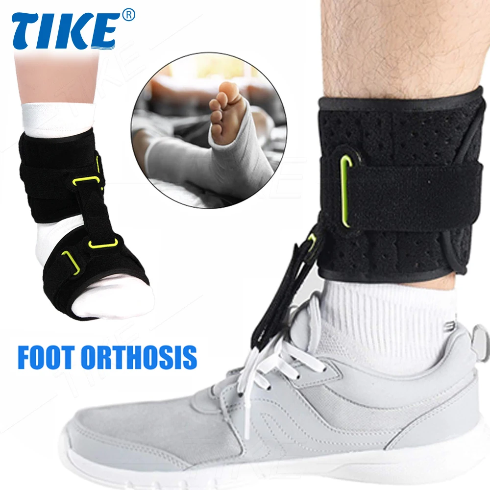 TIKE Plantar Fasciitis Dorsal Night &Day Splint Foot Orthosis Stabilizer Adjustable Drop Foot Orthotic Brace Support Pain Relief