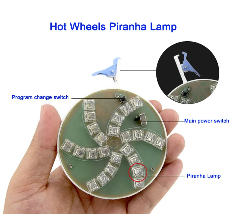 free shipping Piranha led Lamp with switch led kite line flying dragon vlieger toys for children flux battery Hot Wheels