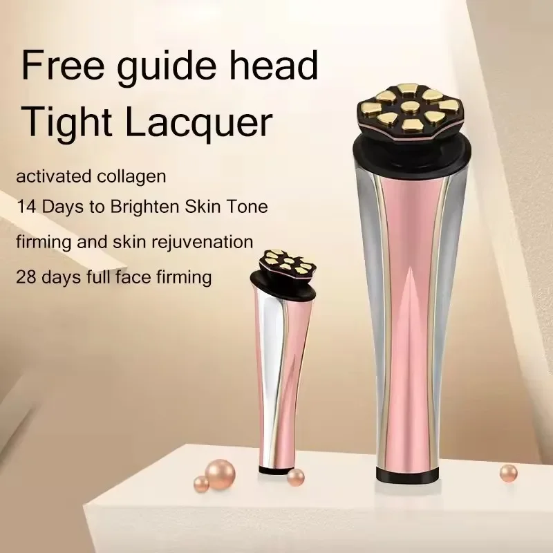 Portable EMS Face Lifting Device RF Facial Eye Massage Introducer Microcurrent Skin Rejuvenation Anti Aging LED Beauty Device