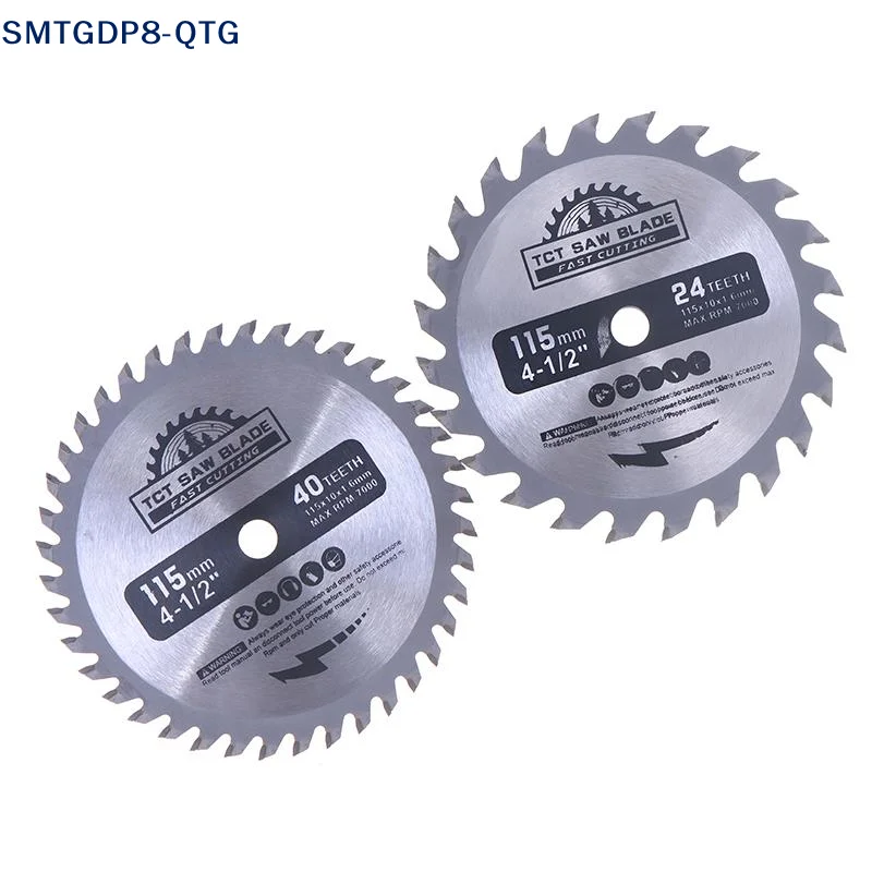 

Hot! Wood Saw 115mm Cemented Carbide Tipped TCT Saw For Woodworking PVC Plastic Cutting Disc Circular Saw