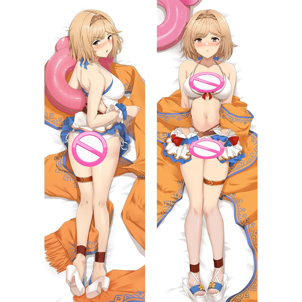 

60x180cmGranblue Fantasy Anime Pillow Dakimakura Pillow Cover Djeeta Cartoon Character Hugging Body long Pillowcase Pillow Cover