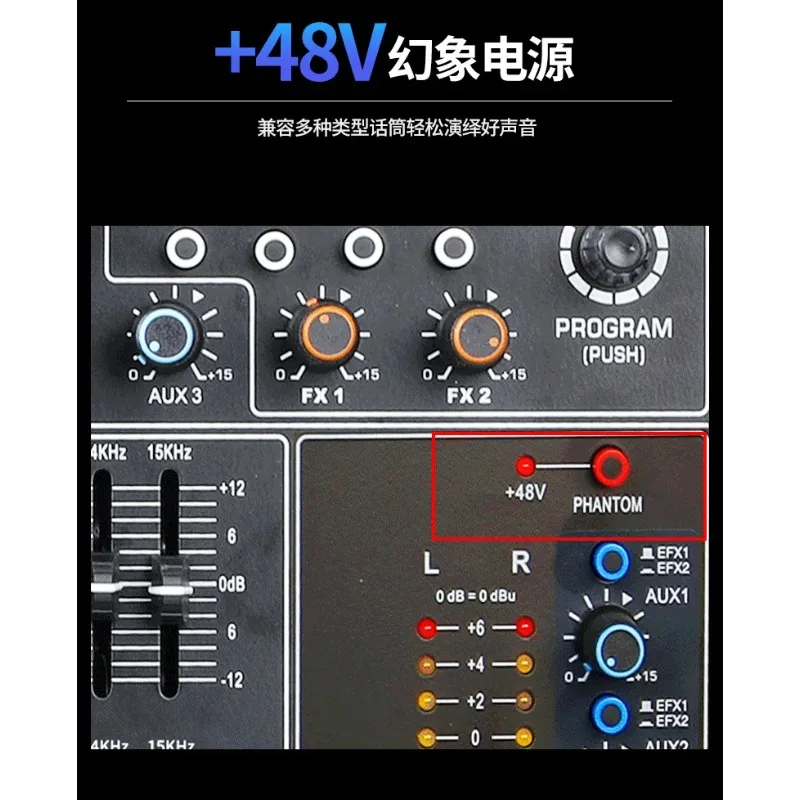 

Best GAX-TF10 Audio Mixer With Reverb Effect Device For School Recording Broadcasting Room