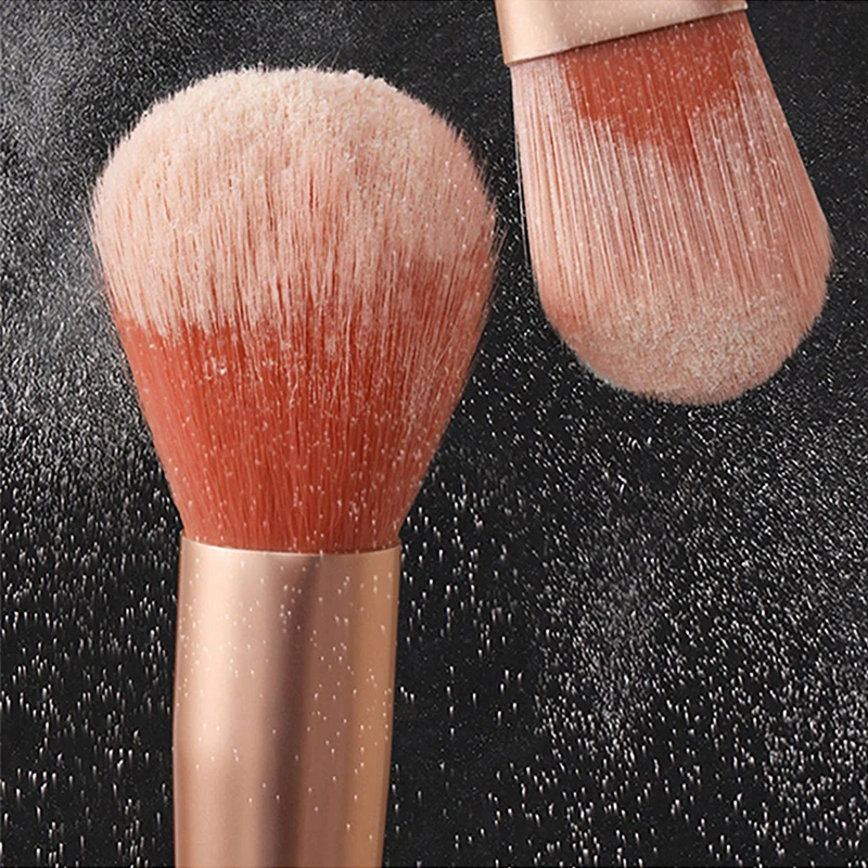 8 pz/pacco Kit di pennelli per trucco per capelli morbidi Ombretto Strumenti per pennelli per trucco cosmetico Pennelli per trucco contorno viso Fondotinta Blush