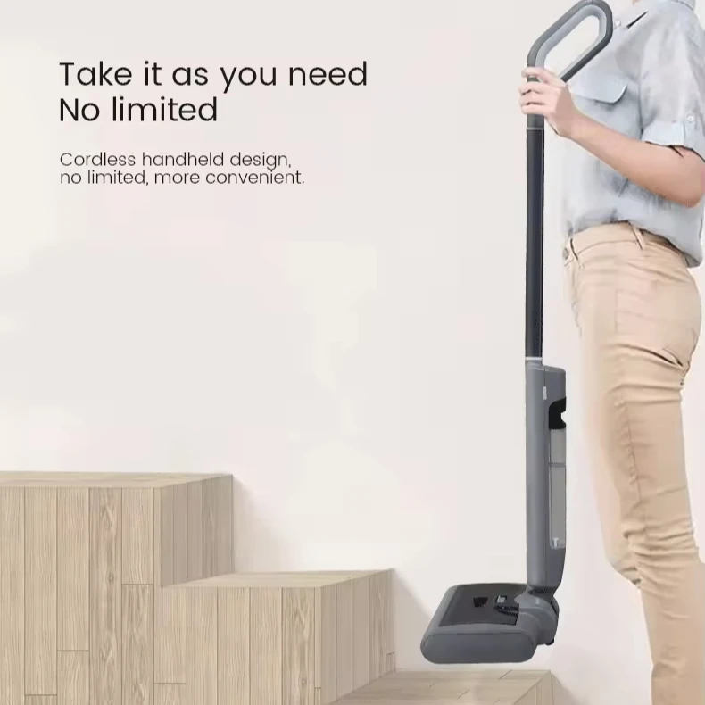 Household Wet and Dry Handheld Floor Scrubber Wireless Mopper and Cleaner Upright Washing Machines