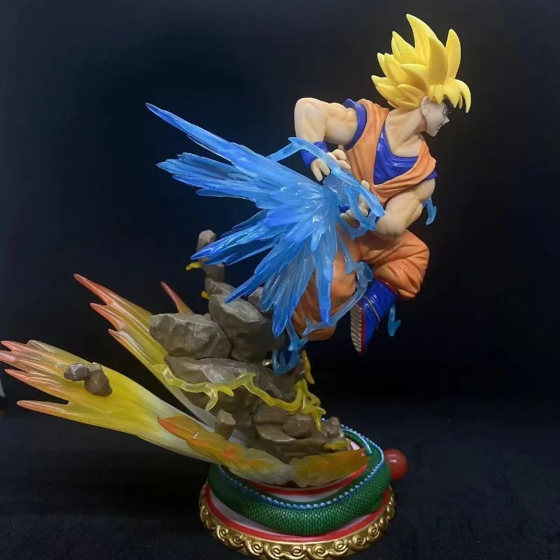 

Dragon Ball Son Goku Z Super Saiyan Фигурка Статуя DX Версия Аниме Фигурка Модель Орнамент Коллекция Подарок