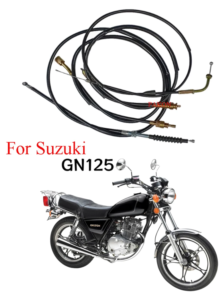 Motorcycle Control Cables for Suzuki Haojue Qingqi Qjmotor Dayun GN125 HJ125 QJ125 QS125 Motorbike Clutch/Speed/Throttle Cable view 6