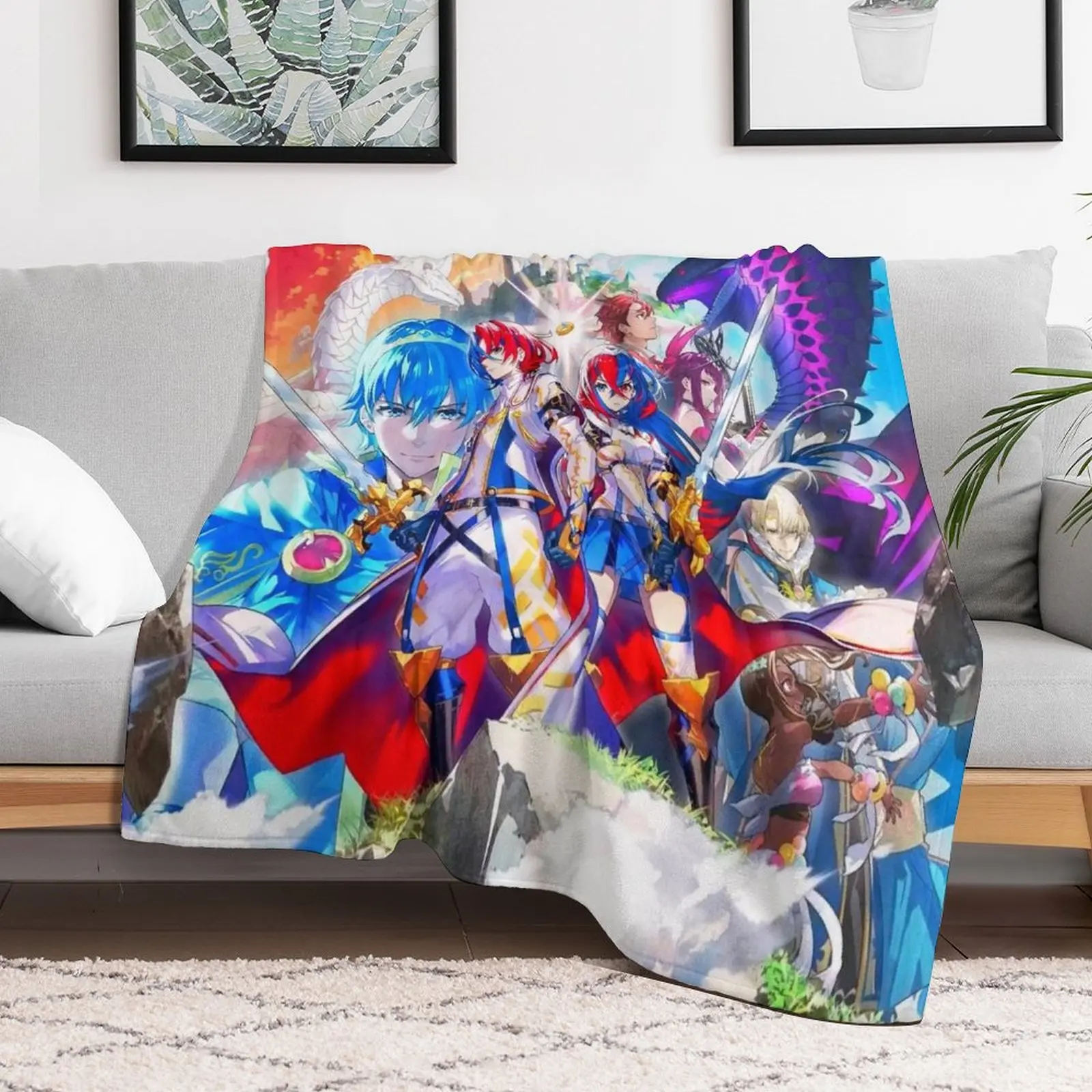 

Fire Emblem-Engage Throw Blanket halloween Thermals For Travel Shaggy Blankets
