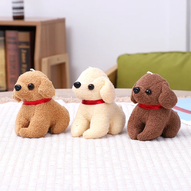 

100pcs Seat Style Teddy Dog Sitting Posture Tilted Head Plush Toy Doll Dog Animal Pet,Deposit First to Get Discount much Pta819