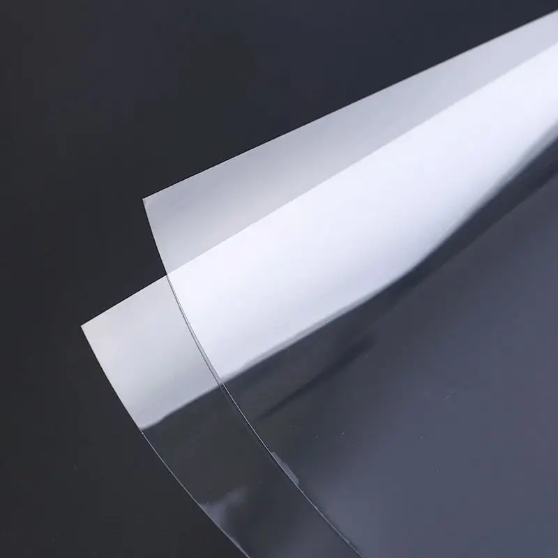 

Factory Price Plastic Rigid Glossy Clear Transparent PET Sheet for Business Card 1 roll