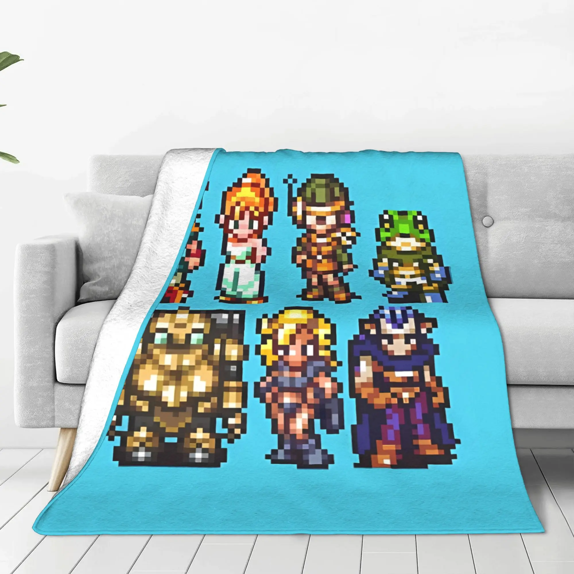 1PC Home Cutecore Party Sprite Chrono Trigger Blanket Super Cosy Plush Home Living Room Sofa Halloween