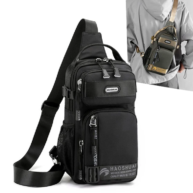 Męska crossbody torba na klatkę piersiowa na ramię plecak na ramię podróżna taktyczna wojskowa wodoodporna nylonowa torba kurierska