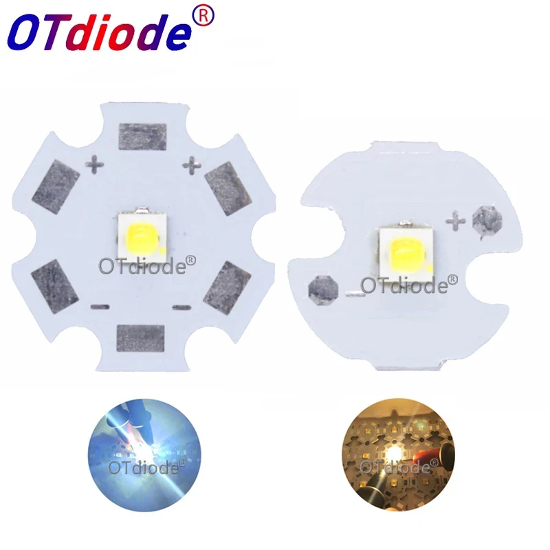 10szt 3W Nation Star 3535 SMD High Power LED diode Chip emiter światła Cool Neutral White Warm White zamiastXPE XP-E led