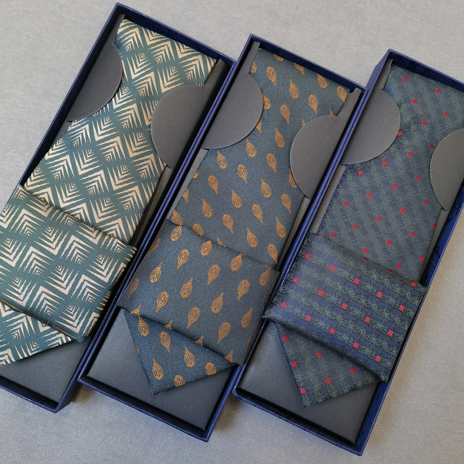 2025-nova-chegada-classico-cavalheiro-gravata-conjunto-com-caixa-jacquard-geometria-retro-masculino-gravata-negocios-formal-pescoco-lacos