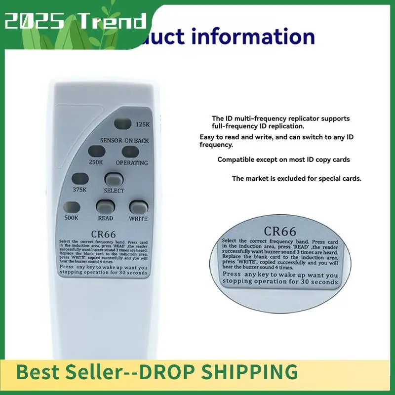 

Top Deals Handheld RFID Chip Reader Writer 125Khz ID Copier Duplicator ID Tags Programmer For EM4305 T5577 Key Card