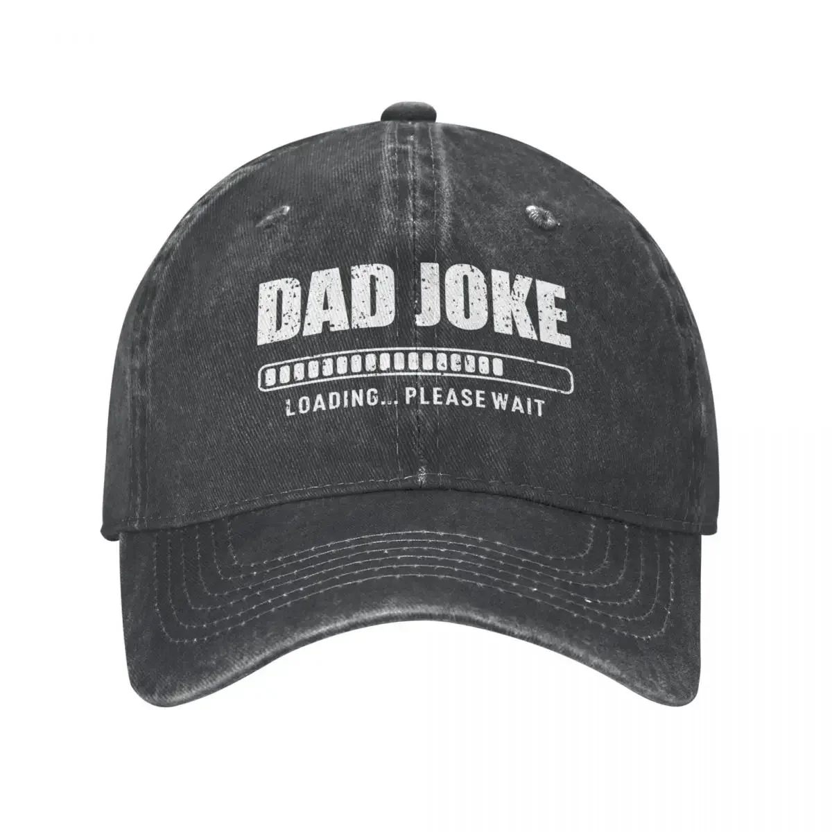 

Dad Joke Loading Bad Pun Men Baseball Caps Daddy Grandpa Father's Day Distressed Denim Caps Hat Retro Outdoor Running Headwear