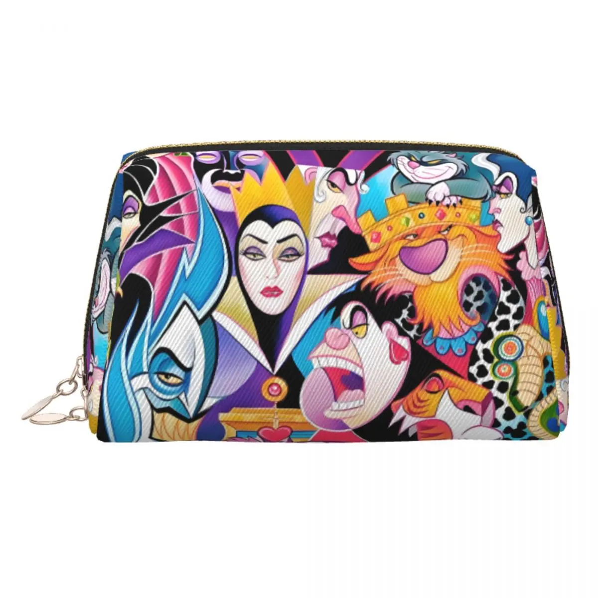 

Custom Villains Maleficent Ursula Evil Cosmetic Bag Women Kawaii Big Capacity Cartoons Makeup Case Beauty Storage Toiletry Bags