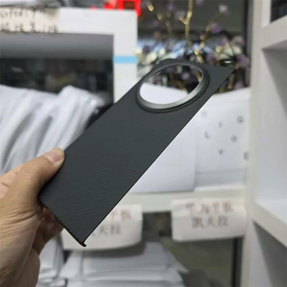 حافظة فاخرة من ألياف الكربون الأراميد لهاتف OPPO Find N5 غطاء حماية غير لامع