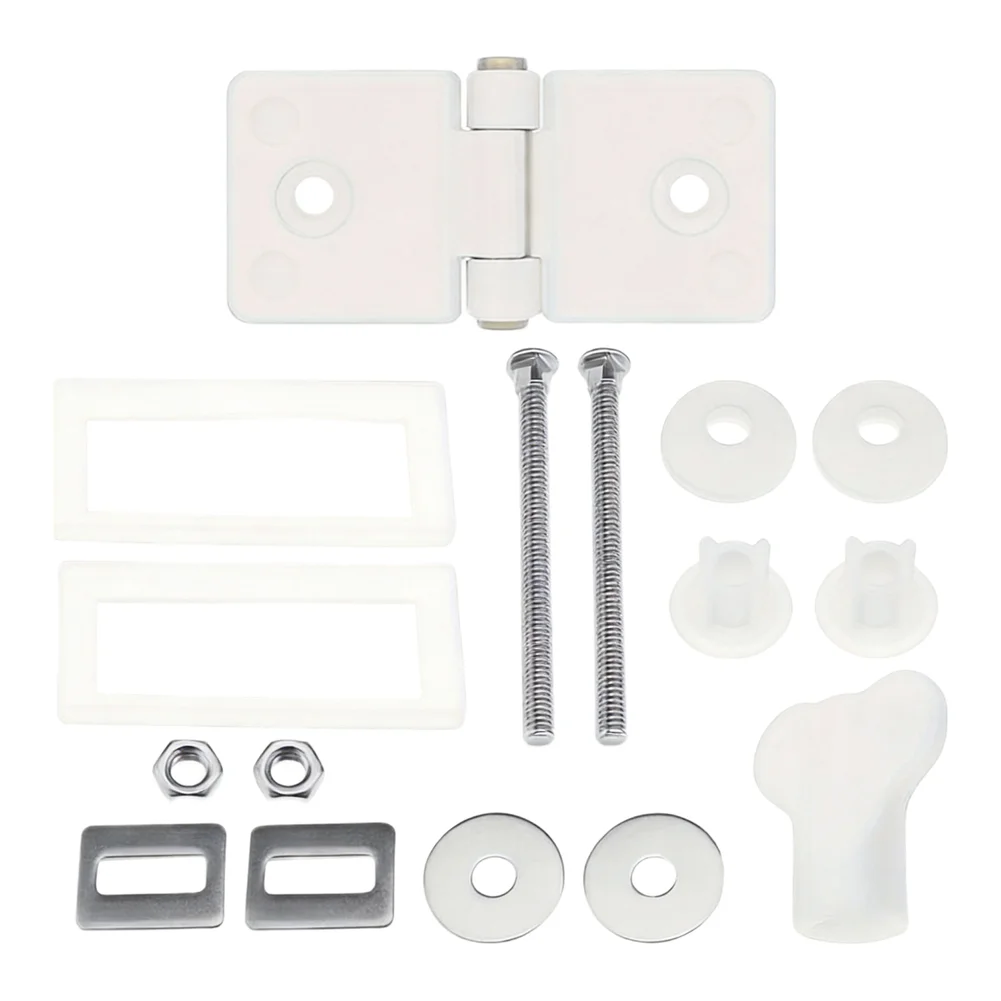 Toilet seat soft close hinge replacement kit for For Installing fixed toilet seat ABS and stainless steel ABS and steel