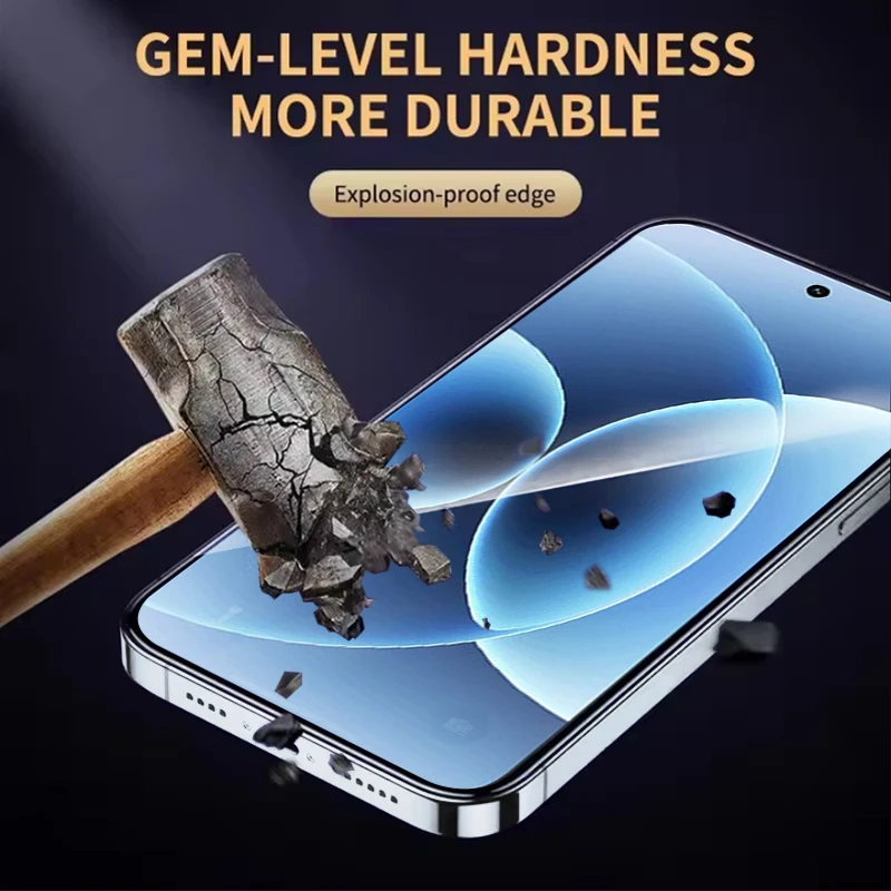 1-4 قطعة الزجاج المقسى ل Xiaomi 17 15 14 13 12 11 برو ماكس 15S الترا 15T 14T 13T 12T 11i لايت 5G NE 11X Mi واقي للشاشة