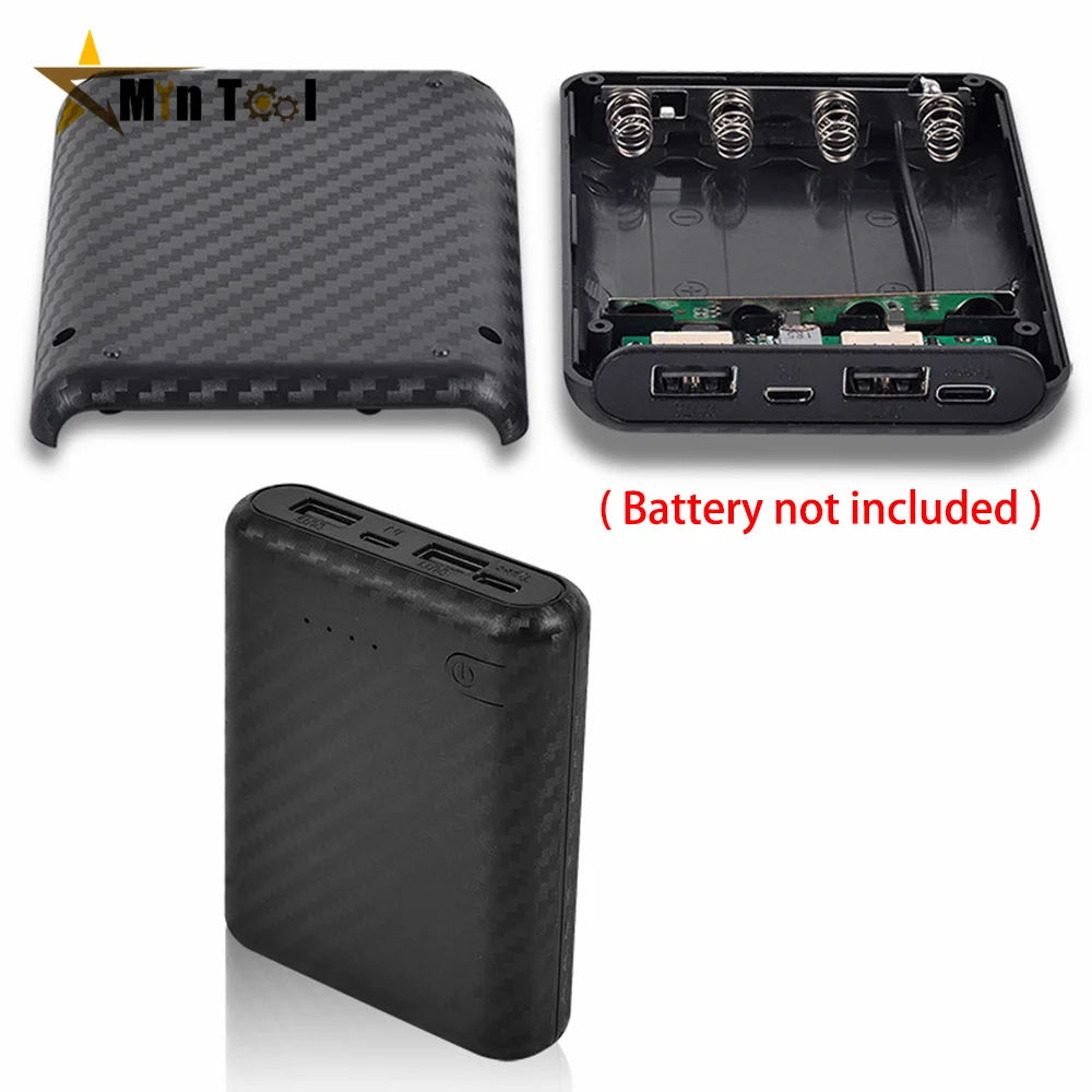 18650 Batterij Box Case Diy Power Bank Oplader Shell Oplaadcase Mini Soldeerloze Voeding