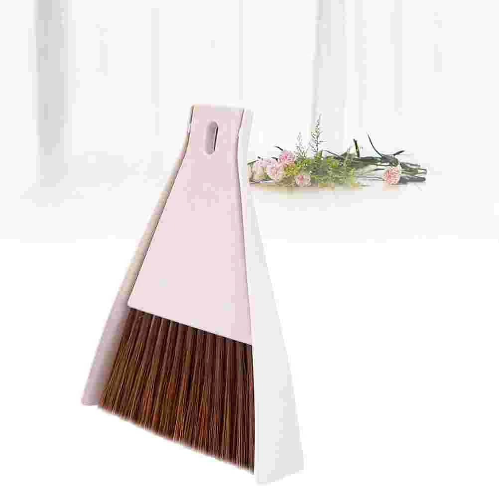 Mini Desktop Broom and Dustpan Set Household Dust Pan and Brush mini dustpan and brush Desk Broom Set