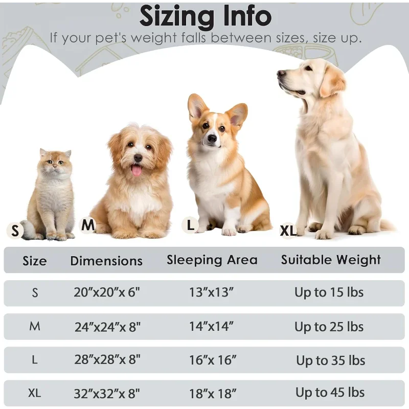 Letto per cani e gatti per gatti da interno, letto a ciambella calmante da 20 pollici per cuccioli e gattini, lavabile per cani e gatti di taglia piccola e media (grigio chiaro)