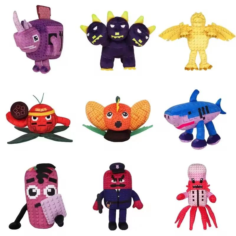 

New Plants Plush Toys Anime Game Peripherals Figure Brainrots Soft Stuffed Animal Doll Collection Room Decor Kid Christmas Gifts