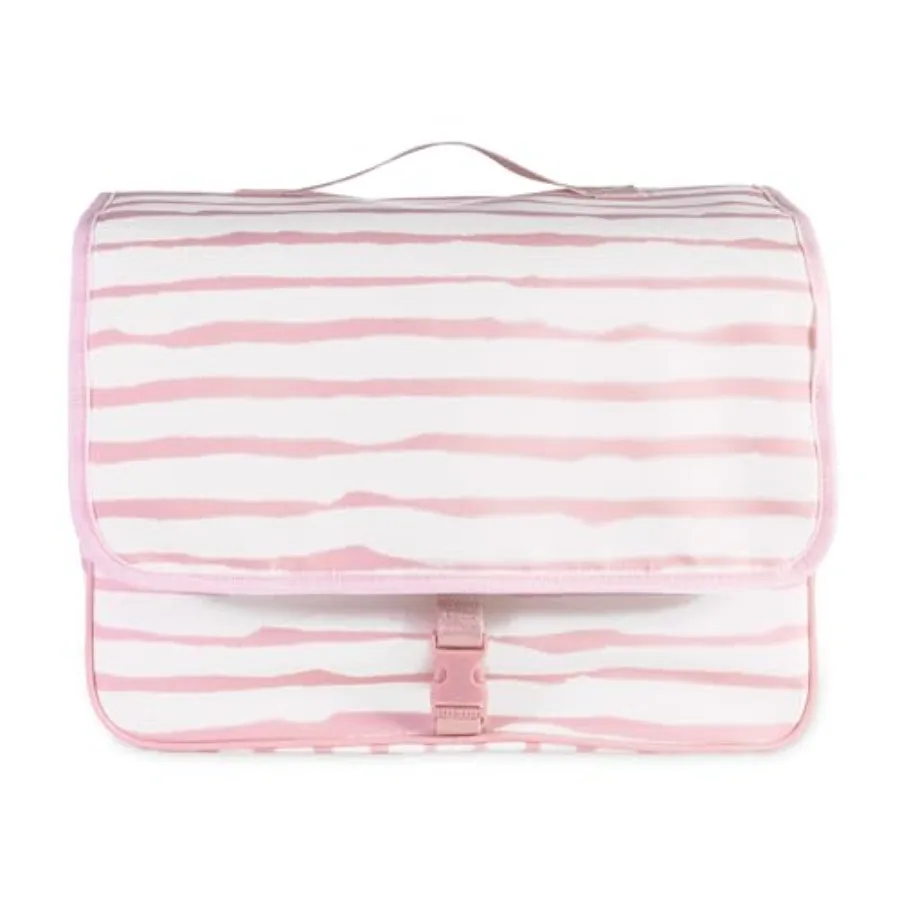 Hanging Toiletry Bag, 8.5" x 12.75" x 6" Travel Organizer with Gold Hook, 2 Large Bottle Compartments, Mesh and Clear Pockets,