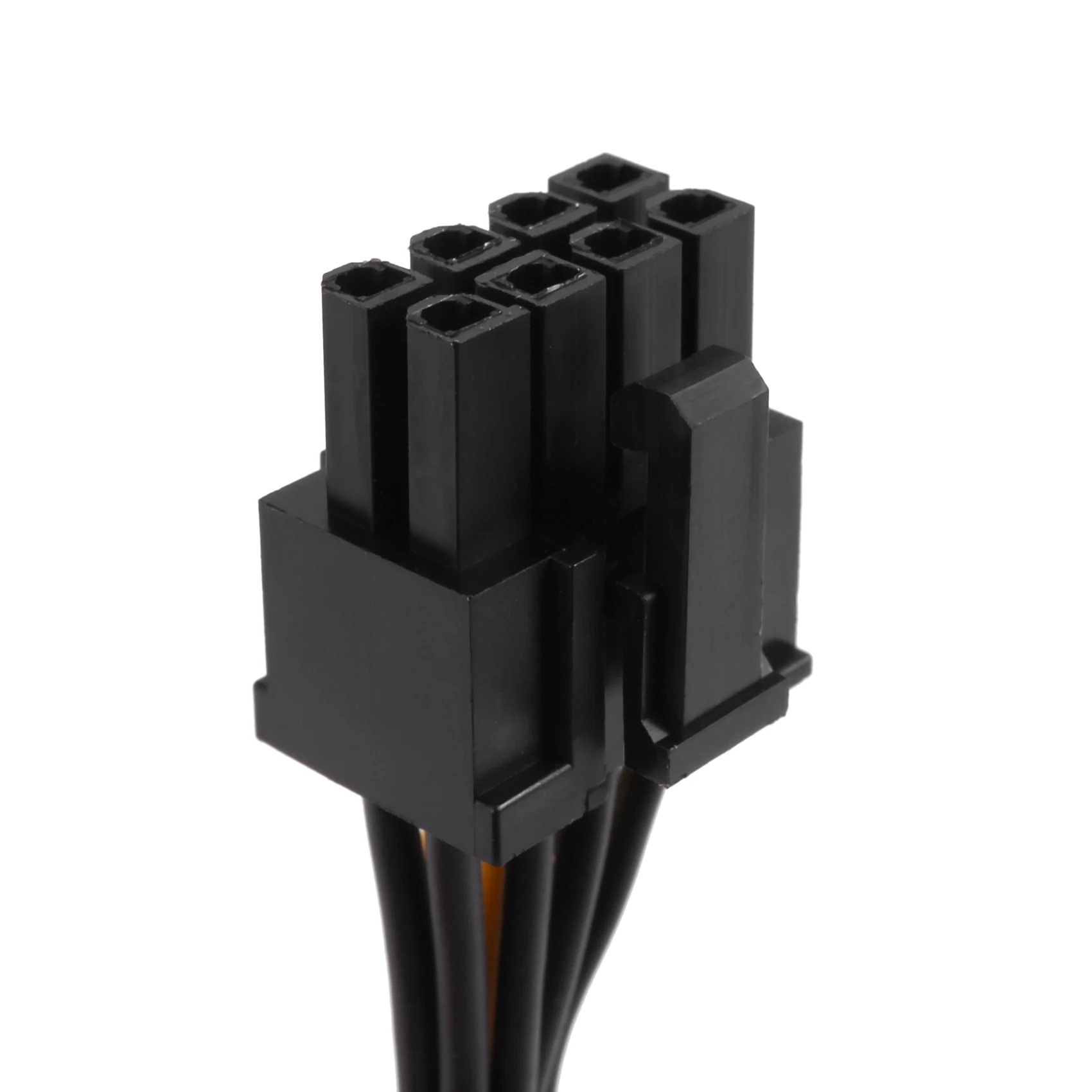 T35C 10PCSGPU Pcie 8 Pin Female Ke Dual 2X 8 Pin (6+2) Male PCI Express Power Adapter Braided Y-Splitter Extension Cable,20Cm