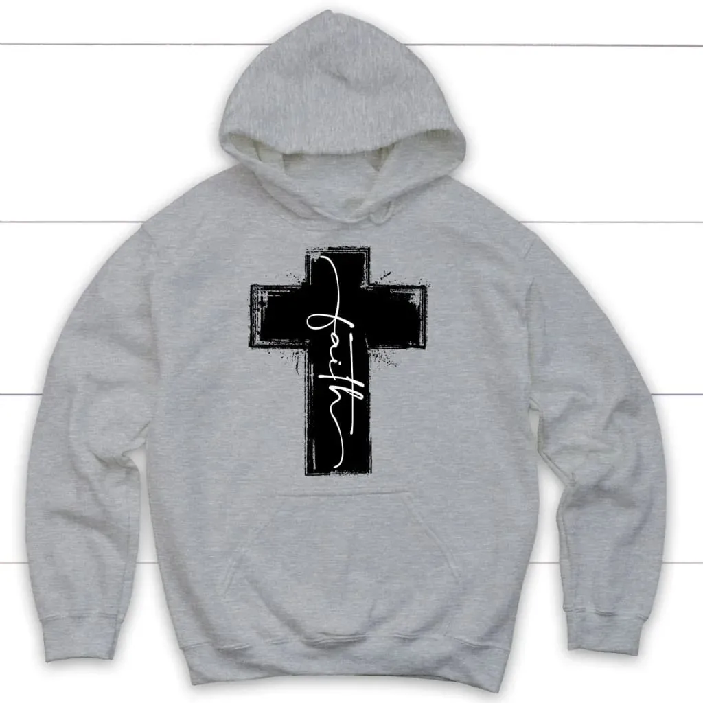 Sudadera con capucha cristiana de Cruz de fe para hombre y mujer, sudadera de manga larga a la moda, Jersey, Tops, ropa deportiva, ropa de calle para hombre