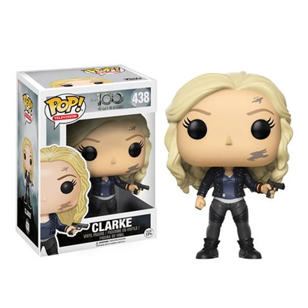 Funko Pop Bellamy #439 Clarke #438 Octavia #440 Raven #441 Lexa #442 Television The 100 Vinyl Action Figures Toys Gift for Kids