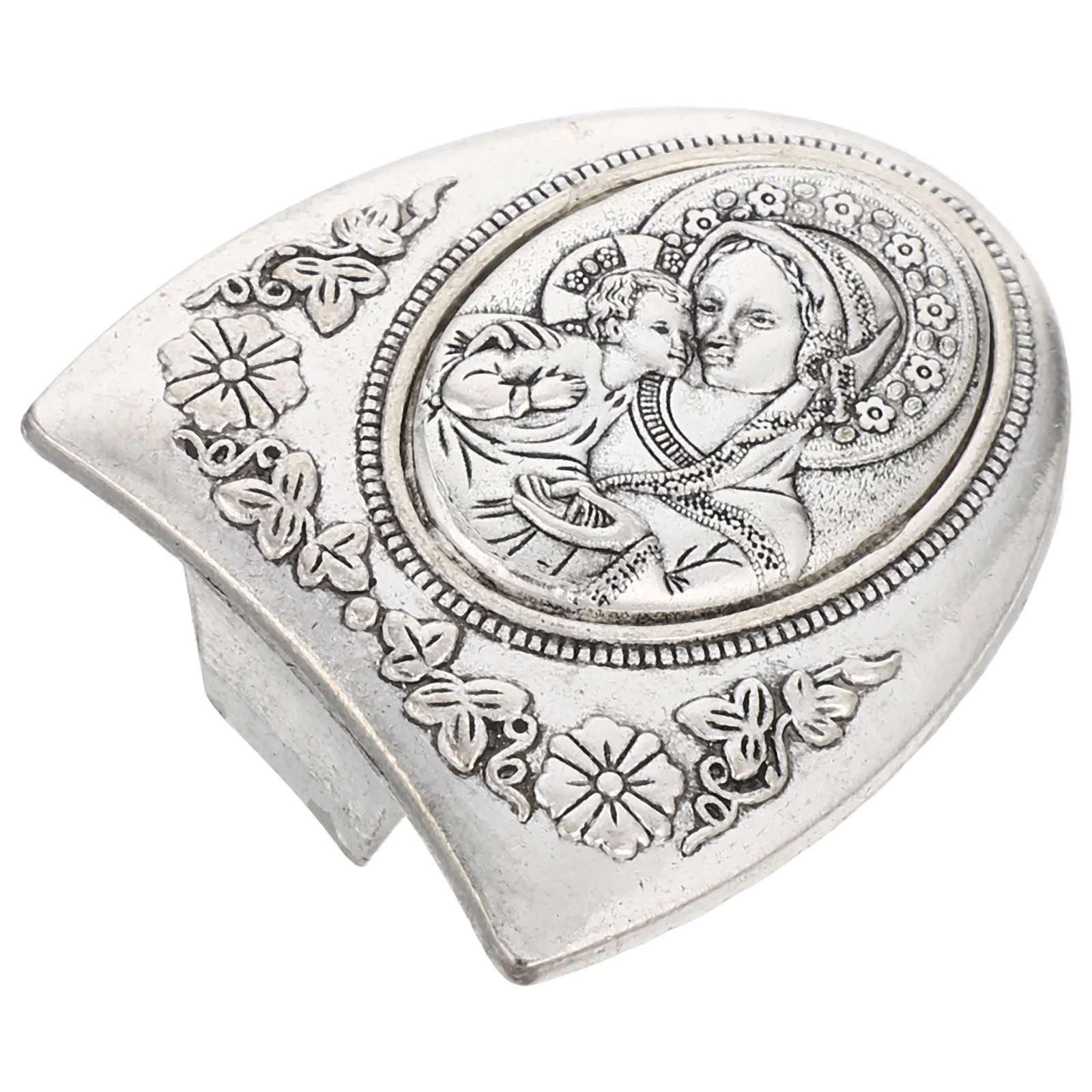 

Mini Alloy Mary and Child Statue Blessed Mother Desktop Ornament Our Lady of Grace Catholic Religious Decor Christian Mary Decor