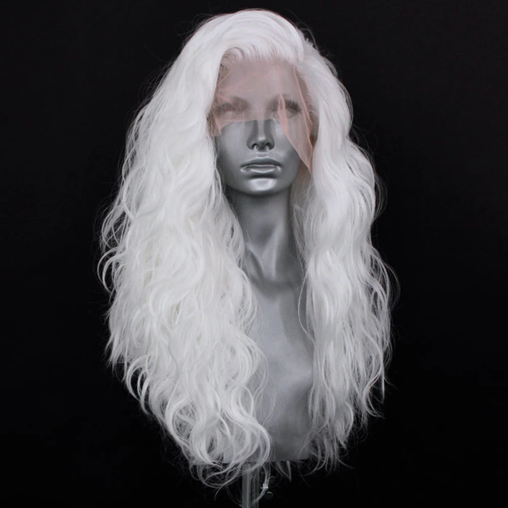 بيرناردو الاصطناعية الدانتيل شعر مستعار أمامي طويل مجعد الباروكات الطبيعية شعري بيروكات صناعية تأثيري الدانتيل الأبيض الباروكة الوردي الأسود الزنجبيل اللون