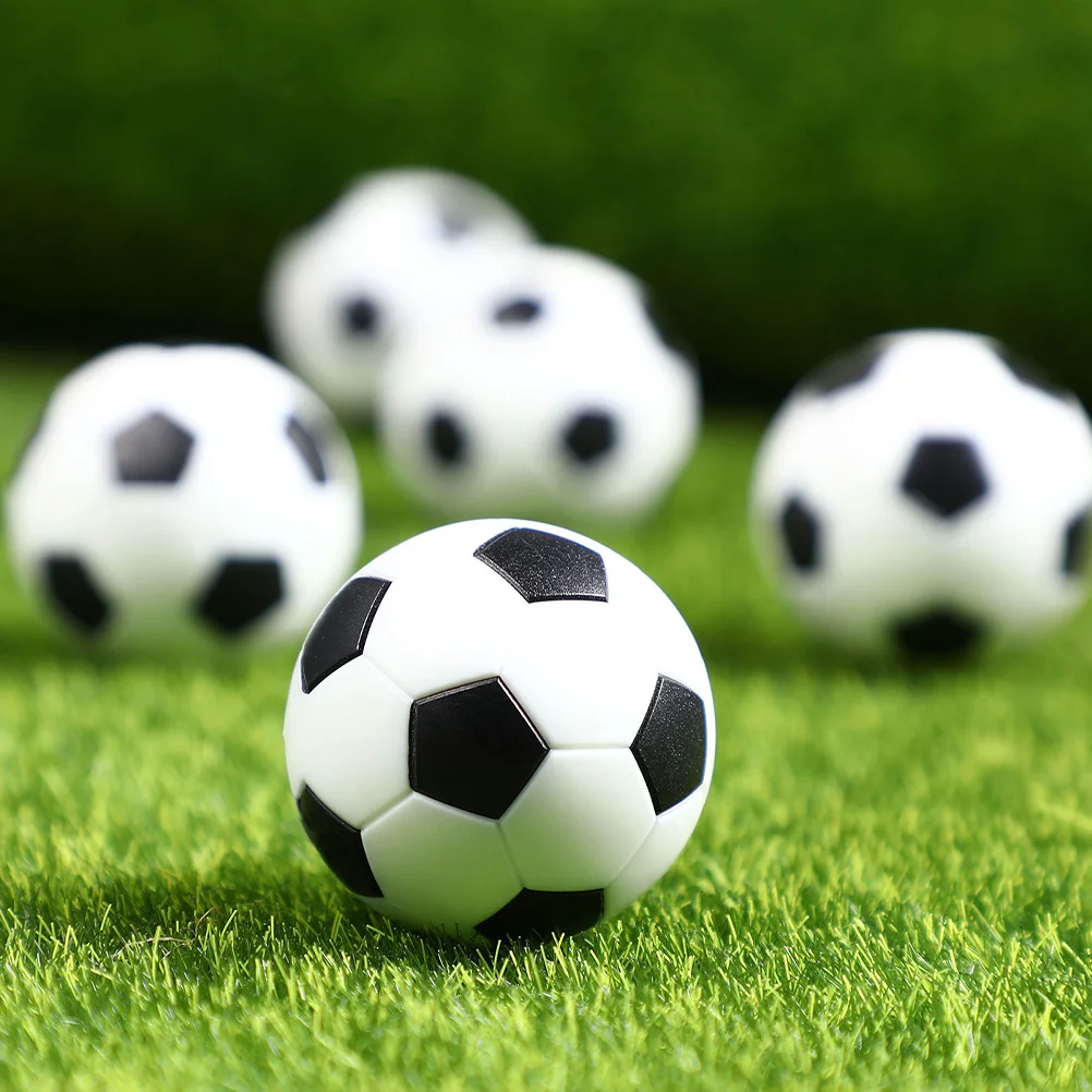 5 Buah Bola Pengganti Foosball Meja Bola Sepak Mini Tahan Lama untuk Permainan Sepak Bola Meja Pesta Rumah Kantor Bola Foosball