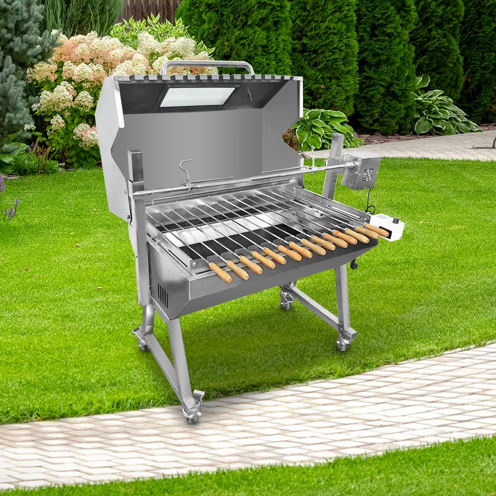 Stainless Steel Whole Lamb Roast Multi BBQ Spit Roasters Grill