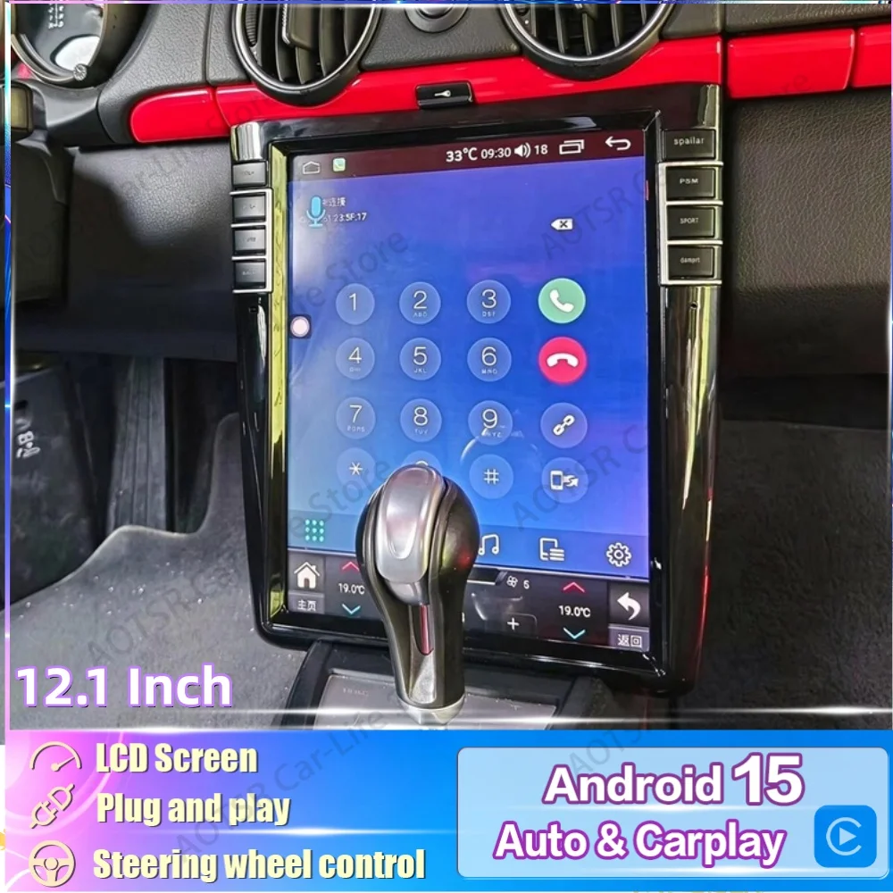 Multimedia Android Radio For Porsche Cayman S Boxster 987 981 911 997 2003~2015 GPS Navigation Audio Car Stereo Player Head Unit