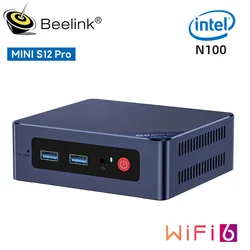 Beelink-ミニデスクトップコンピューター,ゲームアクセサリs12 pro,n100,intel n5095,n95,8GB, 128GB ssd,vs j4125 gk,gk3v