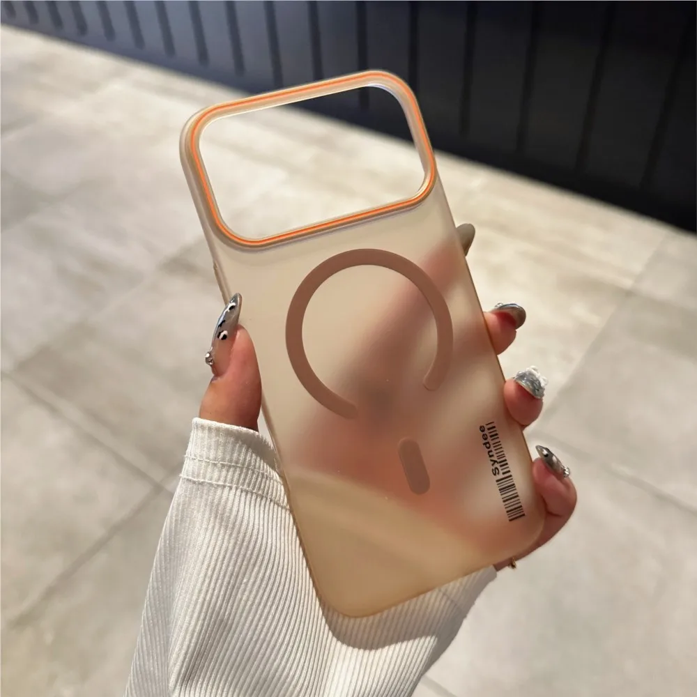 2025 / Casing Resmi Matte Transparan Untuk Magsafe Untuk iPhone17 17 Air 17pro 17 Pro Max Penutup PC Keras Magnetik