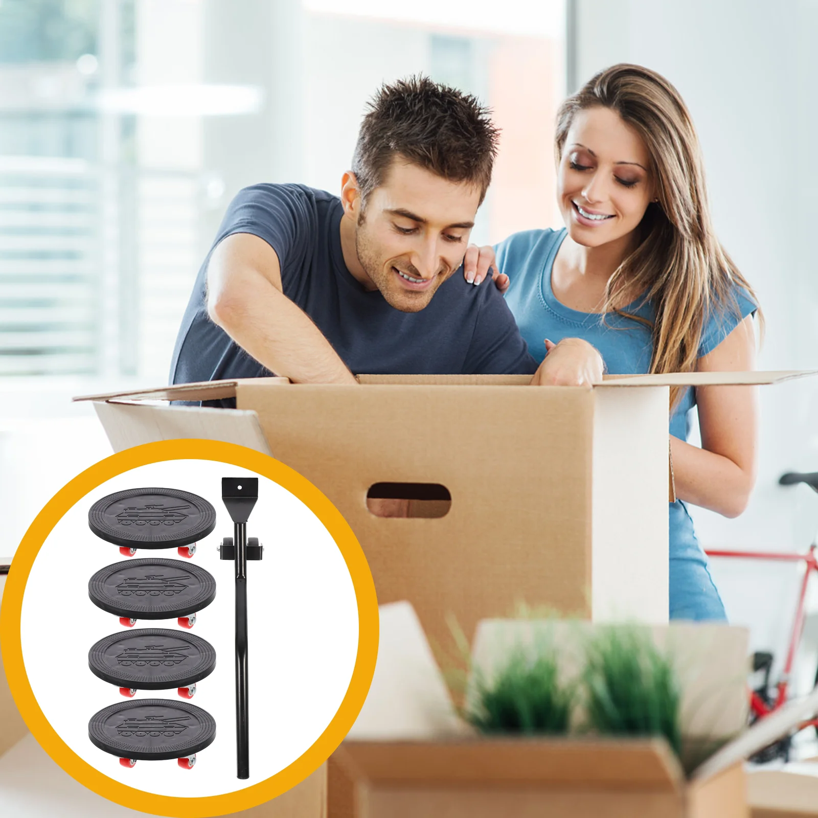 

Переноска мебели Mover, бытовые подвижные инструменты, подвижные шкивы, многофункциональное резиновое колесо