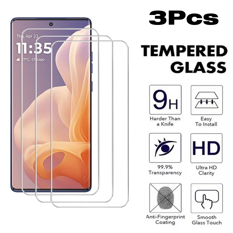 3Pcs Tempered Glass…