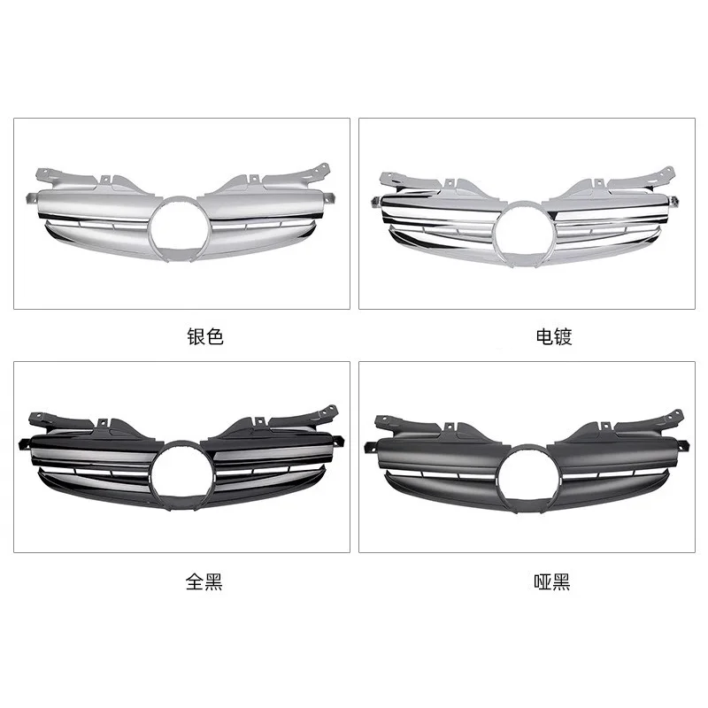 Car Front bumper grill for Mercedes Benz R170 SLK200 SLK230 SLK320 96-04 modified grille mask Net radiator Car Accessories