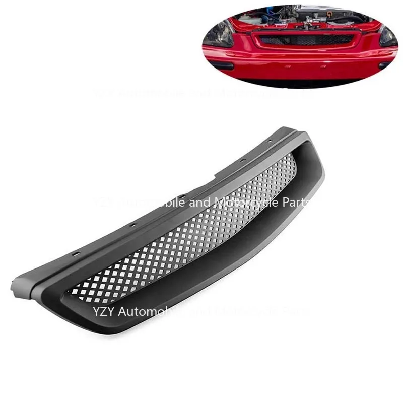 NEW Car Front Bumper Honeycomb Hood Grille for Honda Civic 96-98 EK CX DX EX HX LX