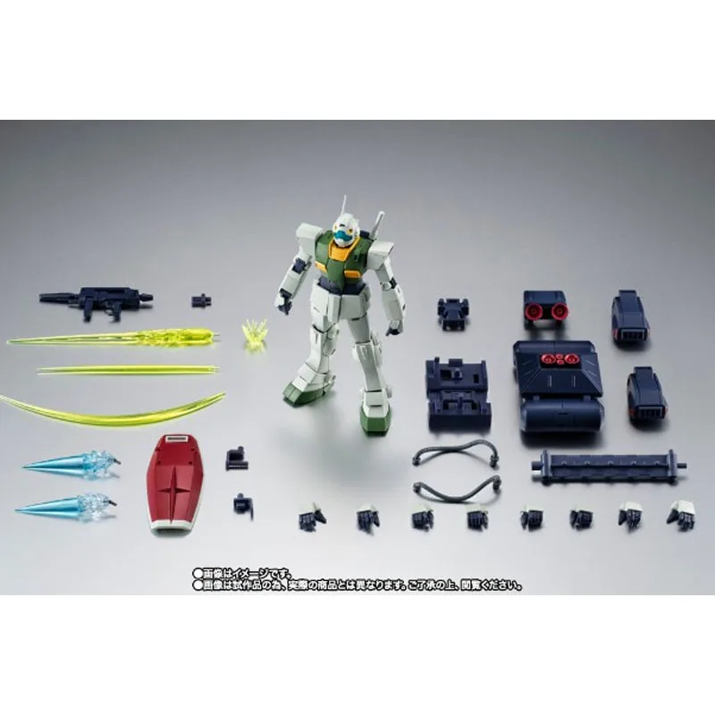 Bandai – figurine d'anime authentique THE ROBOT SPIRITS RGM-79R GM II (A.E.U.G. Style) figurines d'action de Type armure, jouets pour garçons, cadeau pour enfants