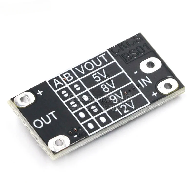 3.7V to 12V mini DC-DC boost module supports 5V/8V/9V/12V output lithium battery boosterr