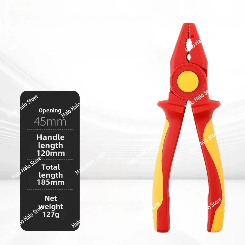 Insulated wire pliers multifunctional VDE high voltage resistant 1000V volt electrical special tools solid pointed nose pliers