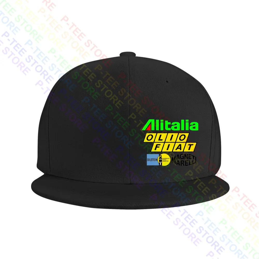 Alitalia Olio Fiat Rally Racing 131 Abarth Wrc Ritmo Baseball Cap Snapback Caps Knitted Bucket Hat